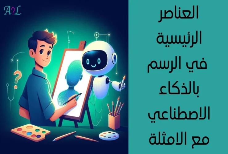 العناصر الرئيسية في الرسم بالذكاء الاصطناعي مع الامثلة